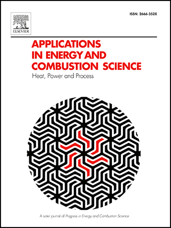 Applications in Energy and Combustion Science journal cover